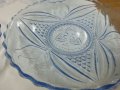  чинии синьо стъкло, снимка 4