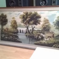 rofel-Огромна картина-платно/масло 137/74см-внос от канарските острови, снимка 10 - Антикварни и старинни предмети - 16061366