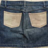 секси дънкова къса пола, снимка 3 - Поли - 18023545
