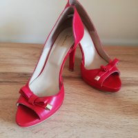 Червени секси обувки Bianki, снимка 4 - Дамски обувки на ток - 21278908