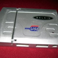 Разклонител USB belkin, 4 Ports, HUB, 4 порта, хъб, сребрист сгъваем, снимка 1 - Друга електроника - 21426689