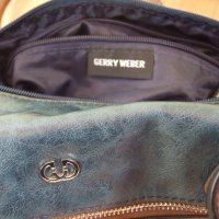 Gerry Weber чисто нова чанта от кожа в синьо, снимка 10 - Чанти - 20794447