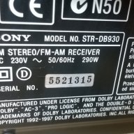 sony str-db930-fm stereo receiver-290w-7chanel-4optical-6s-video-внос швеицария, снимка 6 - Ресийвъри, усилватели, смесителни пултове - 8526798