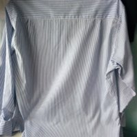 Синьо-бяла риза рае New Roads с дълъг ръкав, снимка 3 - Ризи - 25601988