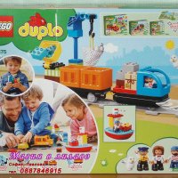 Продавам лего LEGO DUPLO 10875 - Товарен влак , снимка 2 - Образователни игри - 23208831