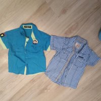 къси панталонки и дънки,ризи с къс ръкав и блузки за момче,без забележки, снимка 4 - Детски Блузи и туники - 21951453