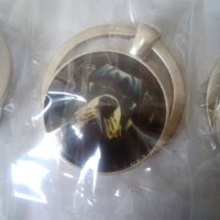 Стъклен 3D ключодържател с Булдог, снимка 3 - Колиета, медальони, синджири - 22680195
