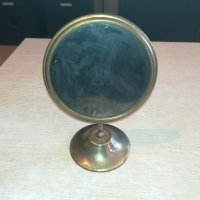старо френско огледало-антика-мед/месинг-внос от франция, снимка 10 - Антикварни и старинни предмети - 20963710