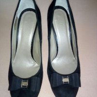 Български обувки от естествен велур, снимка 1 - Дамски обувки на ток - 21412669