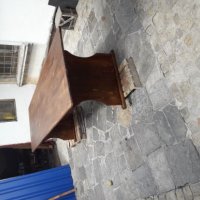 дървена маса и пейка, снимка 3 - Маси - 26071569