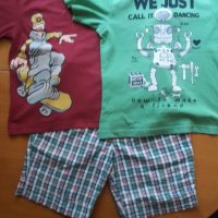 тениски, къси панталони, р. 116, под 2 лв., снимка 2 - Детски комплекти - 25659391