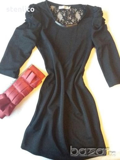 Черна рокля размер S, снимка 1