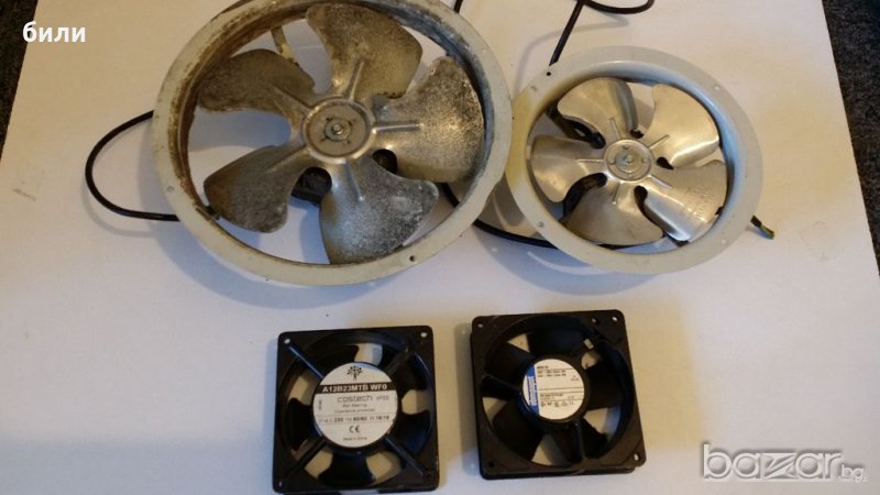 Различни размери и модели огнеупорни метални вентилатори, снимка 1