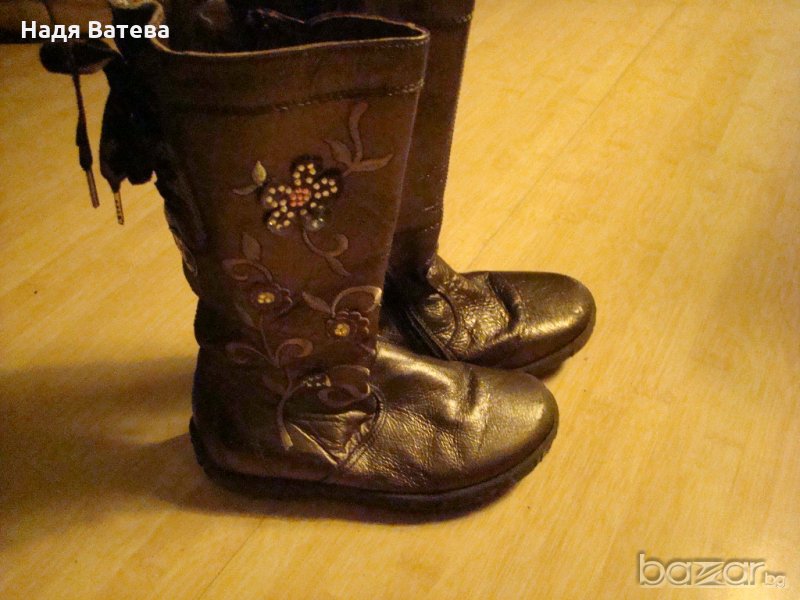 Детски ботуши от естествена кожа., снимка 1