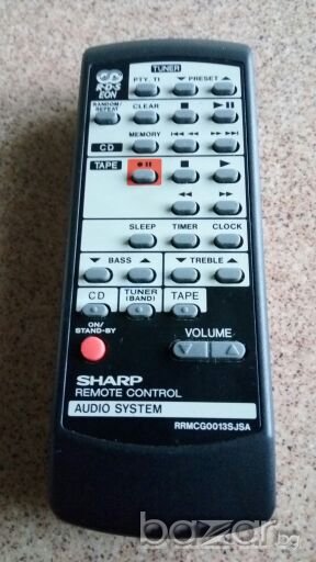 SHARP model-RRMCG0013SJSA - дистанция за аудио система , снимка 1