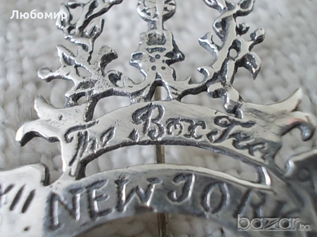 Старинен сребърен знак, снимка 6 - Други ценни предмети - 20760690