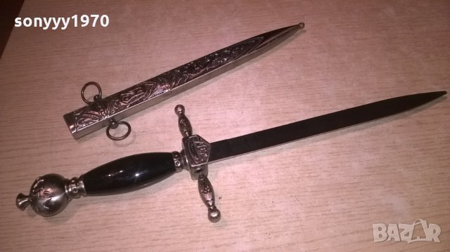 нож сабя-кама с ножница-метални-38х11см-внос швеицария, снимка 7 - Колекции - 23651655