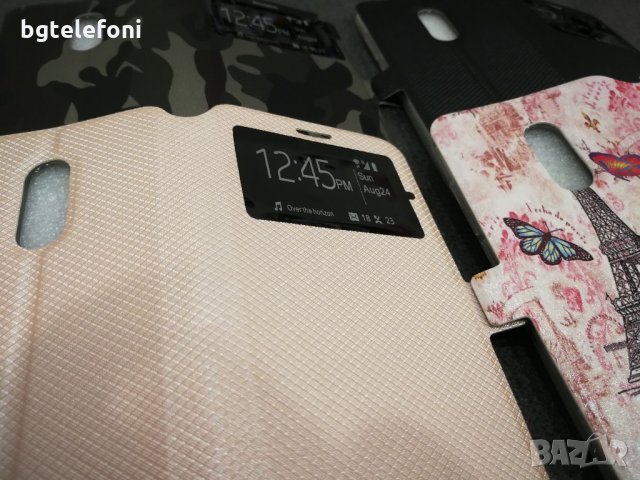 Xiaomi Redmi 5 , Redmi 5 + калъф тип тефтер със силиконово легло, снимка 5 - Калъфи, кейсове - 21621944