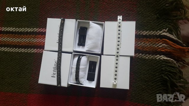 Керамични мъжки и дамски гривни с Германий, снимка 4 - Романтични подаръци - 25989032