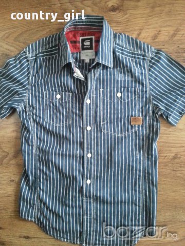G-star - страхотна мъжка риза 100% оригинал, снимка 8 - Ризи - 14617497