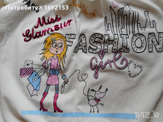 НОВА блуза за момиче 116 см , снимка 2 - Детски Блузи и туники - 25143093