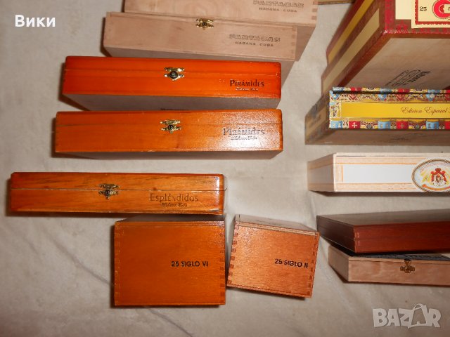 Оригинални дървени  кутии за / от  пури, снимка 14 - Колекции - 22374035