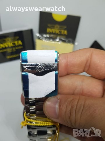 Invicta Pro Diver Silver / Чисто нов мъжки часовник Инвикта Про Дайвър - 100% оригинален, снимка 9 - Мъжки - 23222738