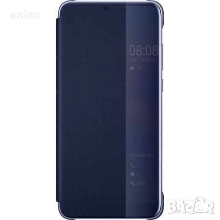 Оригинален кожен калъф Smart View Cover за Huawei Mate 20 Черен, снимка 11 - Калъфи, кейсове - 24150953
