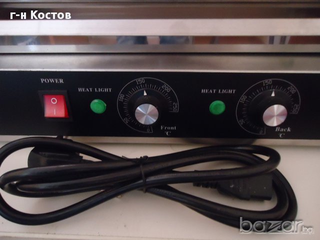 1.Ход Док Ролкова скара тип витрина нова за печене за Ход Док бърза закуска със 7бр.  въртящи се рол, снимка 9 - Витрини - 12124545