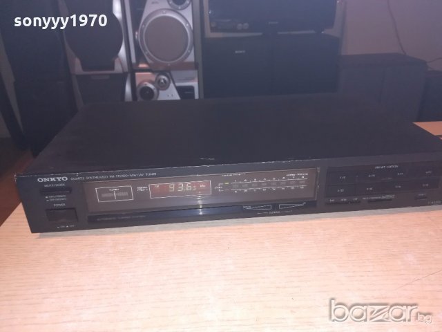 onkyo t4330l-tuner-made in japan-внос швеция, снимка 2 - Ресийвъри, усилватели, смесителни пултове - 20129158