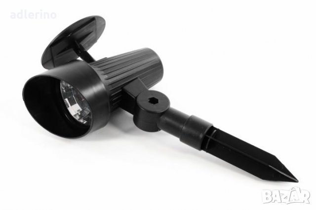 Соларен ЛЕД прожектор с 3 ЛЕД диода, соларно осветление за офиси, учреждения, паметници, снимка 3 - Лед осветление - 25007249