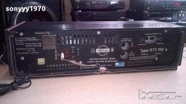 Grundig rtv350a-stereo receiver-ретро машина-внос швеицария, снимка 9 - Ресийвъри, усилватели, смесителни пултове - 15892623