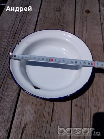 Емайлирана паница 1959г., снимка 3 - Антикварни и старинни предмети - 18863336