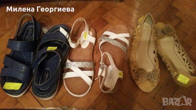 Дамски сандали и обувки + подарък, снимка 1 - Сандали - 25182152