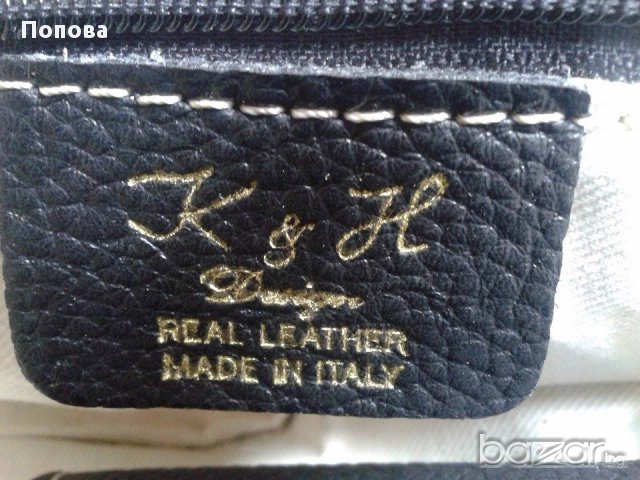 Маркова чанта   ест.кожа производство Италия, снимка 7 - Чанти - 14796606