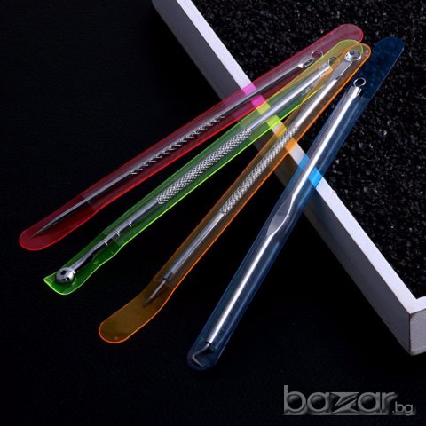 Комплекти инструменти за лице от-акне,камедони,чер.точки,ушна кал и др, снимка 4 - Козметика за лице - 15650201