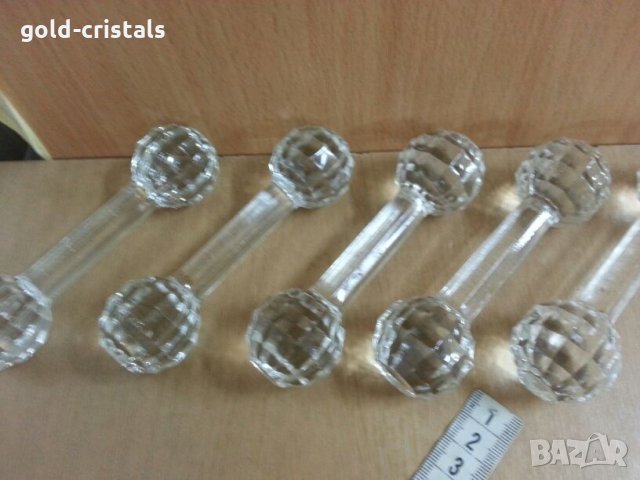  кристални поставки за прибори