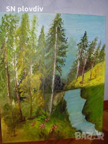  Картина с маслени бои ,нова, снимка 2 - Картини - 24119329