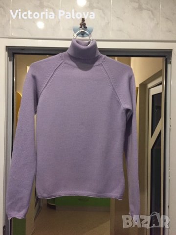 Блуза/поло меринос,Италия, снимка 2 - Блузи с дълъг ръкав и пуловери - 24340536