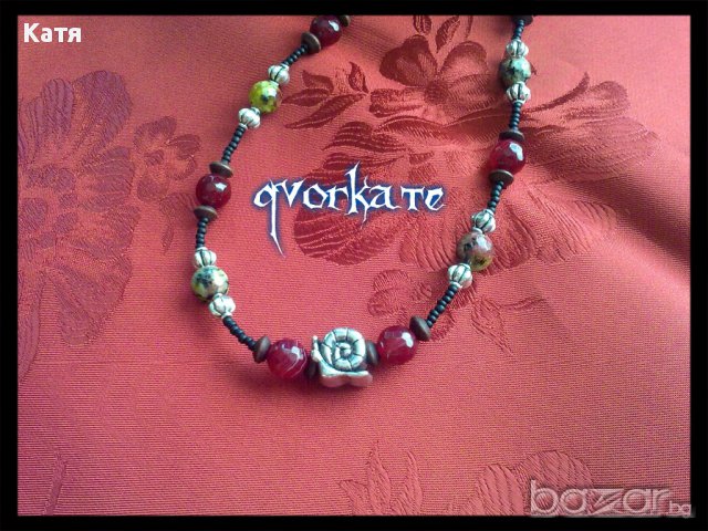 Колие Охлювче, снимка 3 - Колиета, медальони, синджири - 9132876