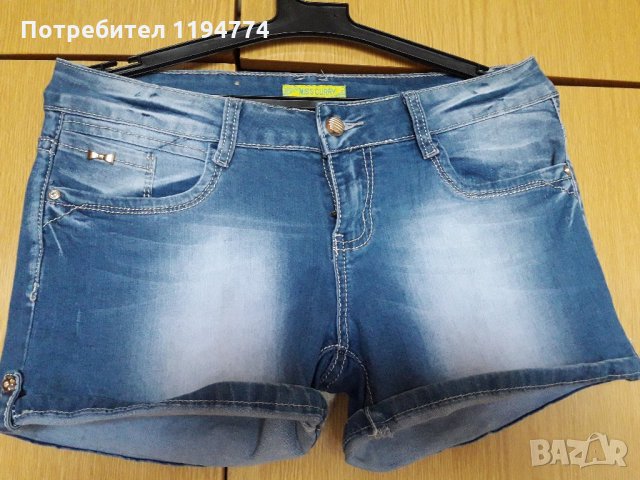 Дънкови къси панталонки, снимка 3 - Дънки - 21821169
