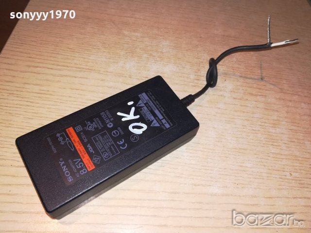sony 8.5v/5,65amp-захранване-внос швеицария, снимка 2 - Ресийвъри, усилватели, смесителни пултове - 20374351