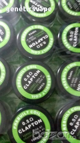 Clapton coils 24GA A1+ 32GA A1 - 10бр. 0.5ома 6лв. готови намотки за вейп, снимка 2 - Други - 16802042