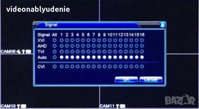 6в1 Мултихибриден 16 Канален 4M-N Hexaplex XVR DVR за AHD CVI TVI XVI IP CVBS 4MPx,3MPx,2MPх Камери, снимка 5 - Комплекти за видеонаблюдение - 23904626
