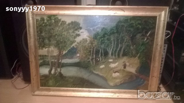 A.robles картина-маслени бои 90х66см-внос от канарските острови, снимка 8 - Антикварни и старинни предмети - 16073981