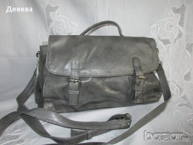 ЕСТЕСТВЕНА КОЖА на ТHE MONTE - дамска маркова чанта, снимка 3 - Чанти - 12780098