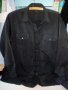 Графитено черна риза Giovani с дълъг ръкав , снимка 1 - Ризи - 25584078