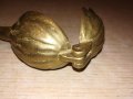 антика-масивна орехотрошачка-мед/месинг-17х5см-внос швеицария, снимка 16
