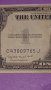 РЯДКА $1 Dollar 1935-G SMITH BILL & OFF-CENTER ERROR, снимка 1 - Нумизматика и бонистика - 17513545