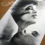 Картина - авторска графика с въглен, снимка 4